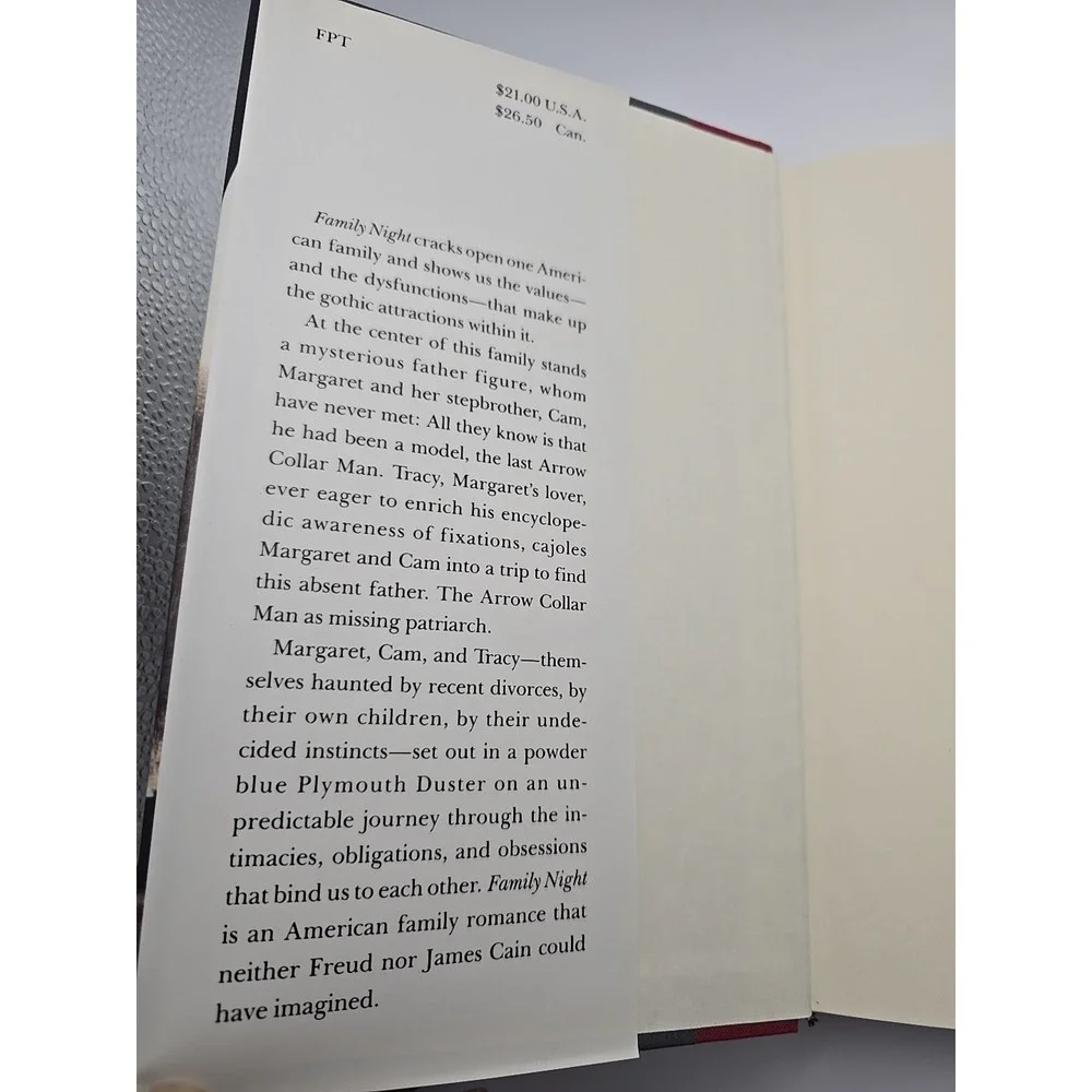 Family Night by Maria Flook‎ : Hardcover Dust Jacket